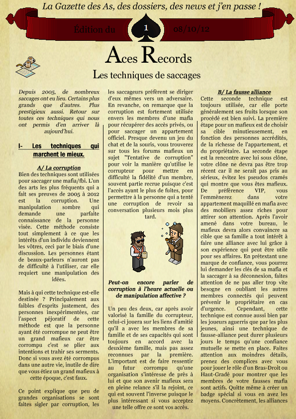 Gazette des As - Édition du 08/10/12	 43816889A1