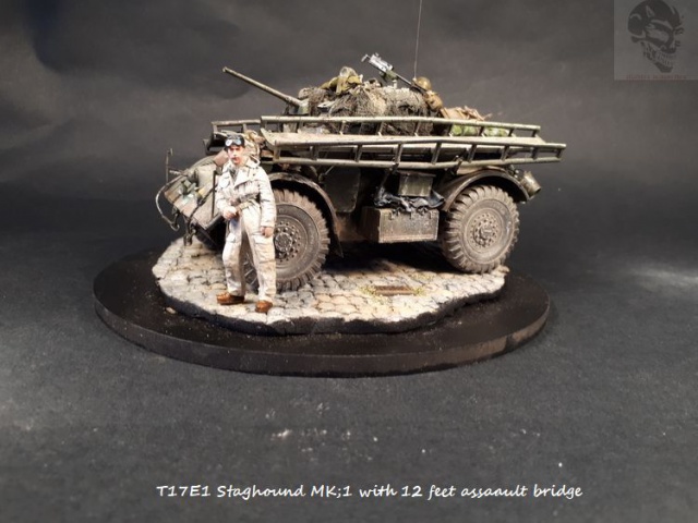 Staghound MK1 late production ,Royal Canadian 12th Manitoba Dragon (Bronco 1/35) Caen 1944 44441420170822115041