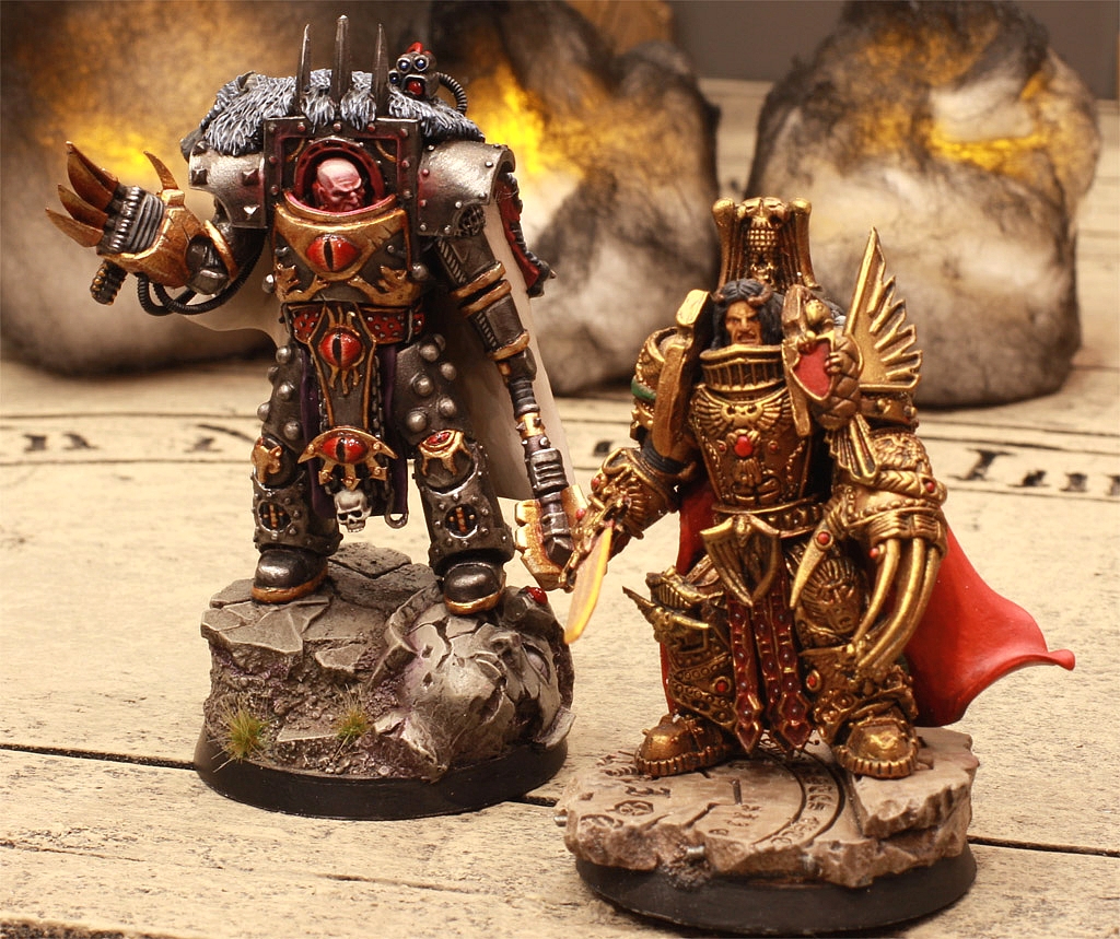 Warhammer 40K (figurines diverses trouvées sur internet! ) - Page 16 446580HorusetlEmpereur