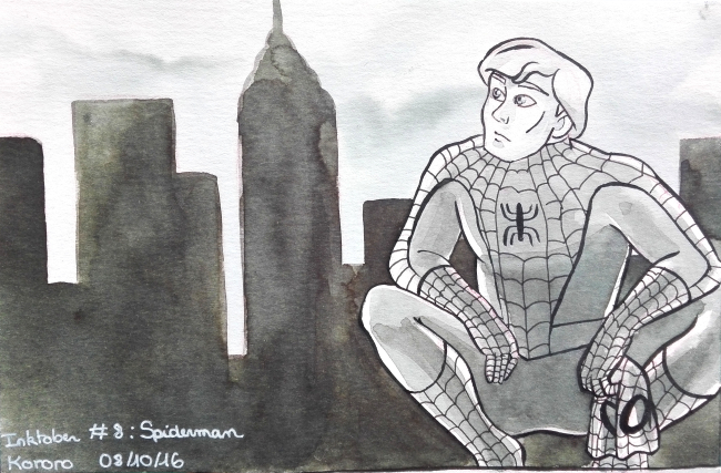 [Terminé] Inktober 2016 - Page 4 451447161008InktoberSpiderman