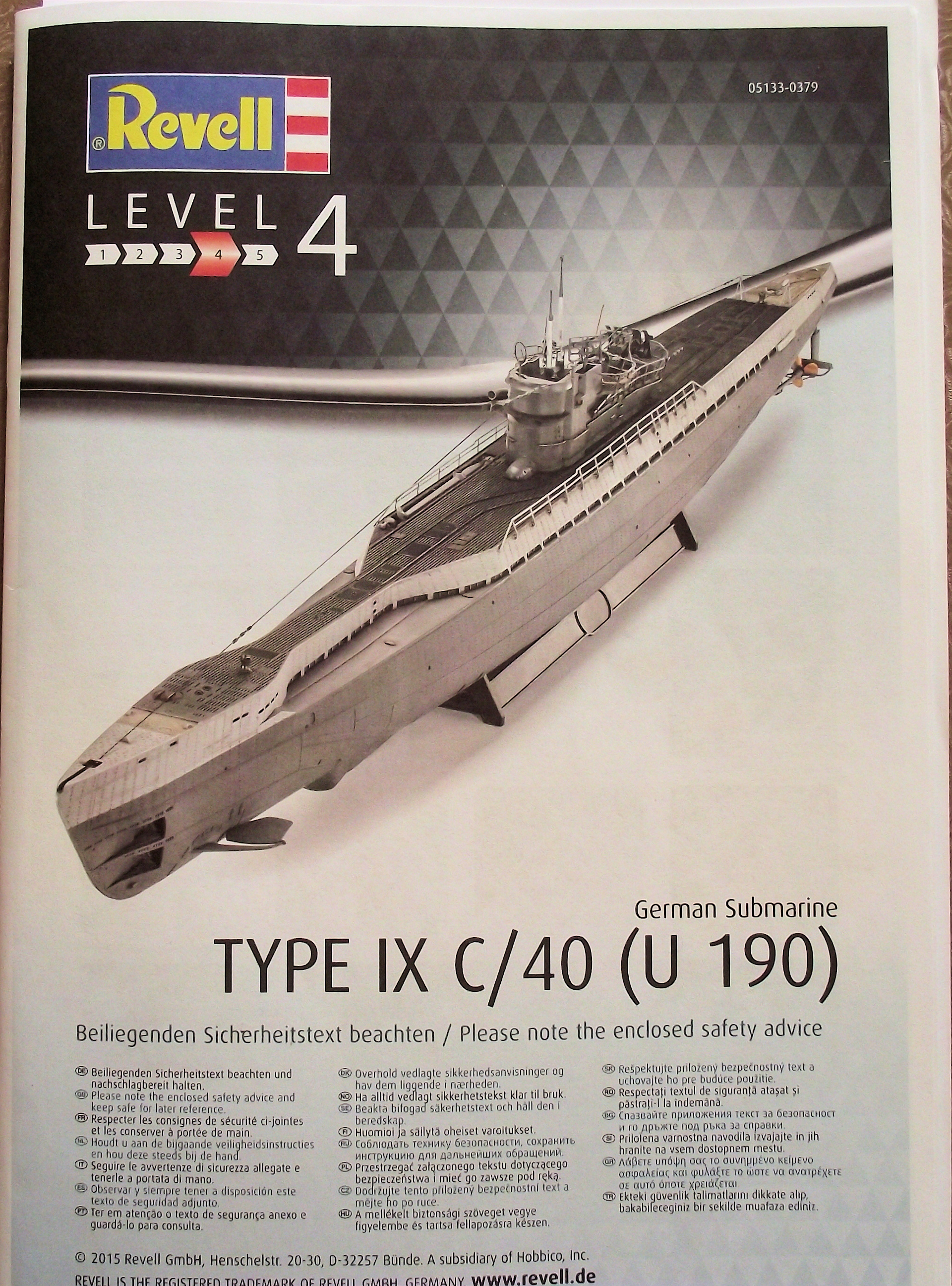 Uboot Revell 1x72 type IXc 455552UbootRevell1x724