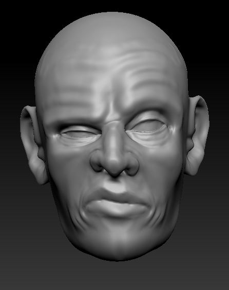 3D avec Zbrush visage humain 462095visagedgout