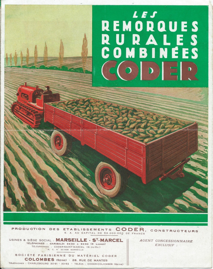 CODER....remorques agricoles 467214CODER006