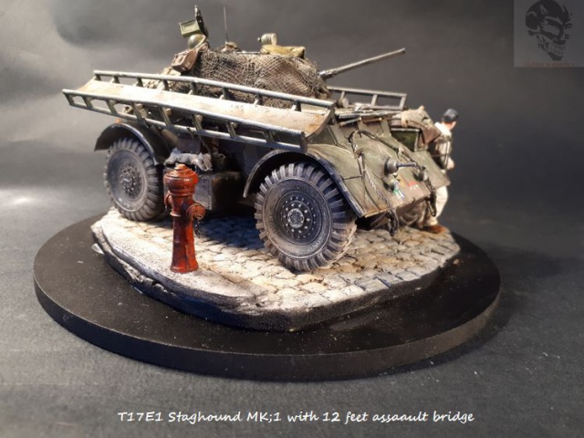 Staghound MK1 late production ,Royal Canadian 12th Manitoba Dragon (Bronco 1/35) Caen 1944 47055020170822115132