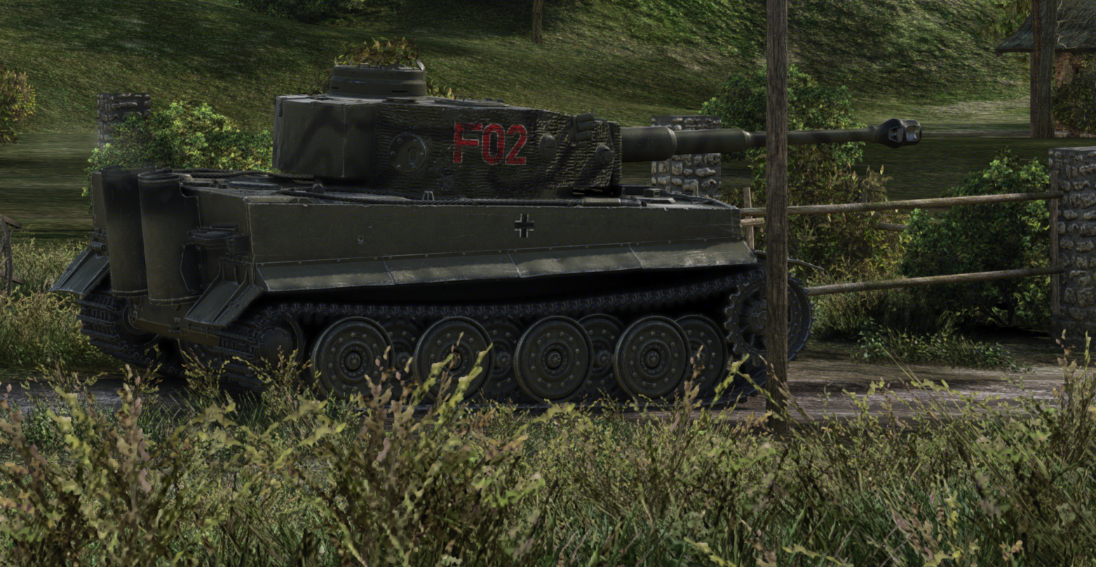 Tiger ausf. Hybrid - Kampfgruppe Fehrmann avril 1945 472522shot350