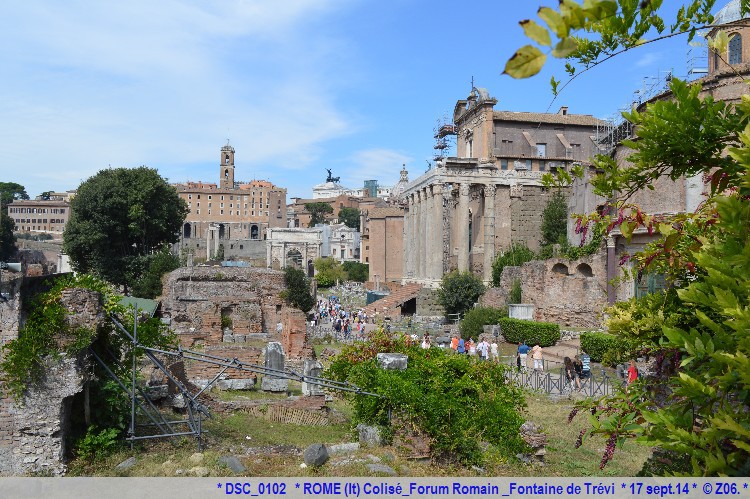 2- ROME 2014 Colisée_Forum Romain _Fontaine Trévi   473235DSC0102