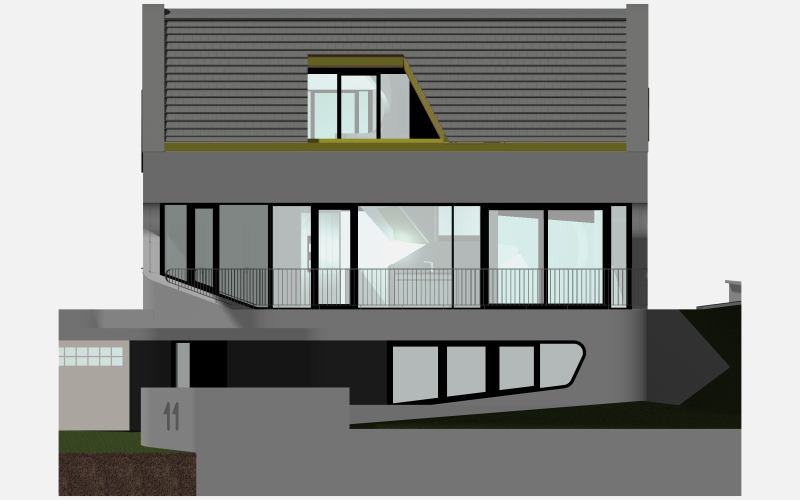 photoshop - Challenge thème : "modélisation et rendu d'une maison atypique" - Silk37 & SB - ArchiCAD 17 - 3DS/V-Ray - Photoshop - Page 6 487338OLSHouseFaceNordvue1