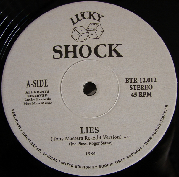12 - Shock - Lies - 1984 - Lucky Records 490559shocklies