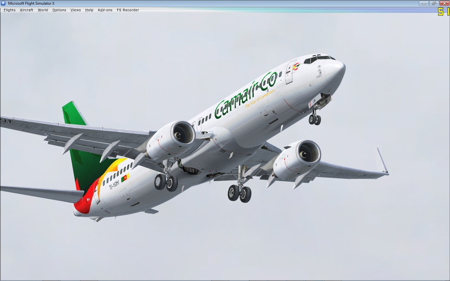 "Cameroonising Heavily" Flight Simulator for a while now... 491301NGX6