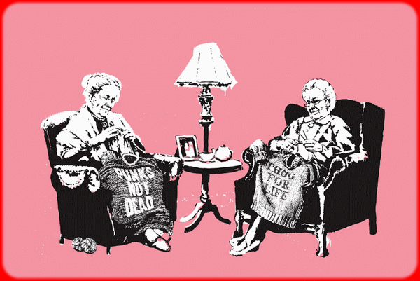 [STREET ART] Banksy 498607grannies