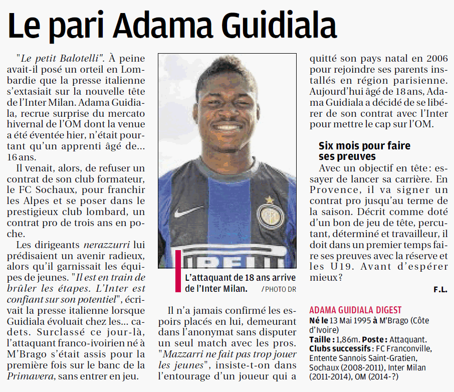 [Adama Guidiala] Un pari de plus pour la réserve 49993220140110131553