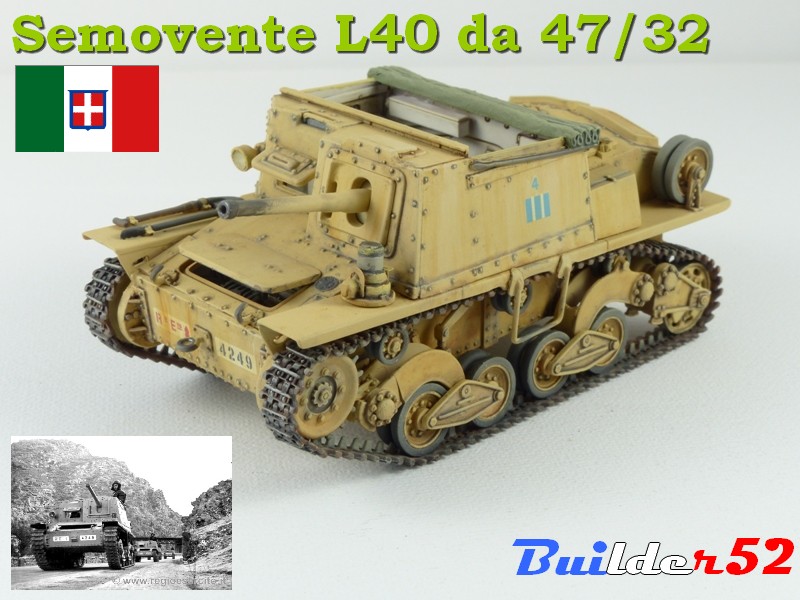 SEMOVENTE L40 DA 47/32 - ITALERI 1/35 502150L40FIN