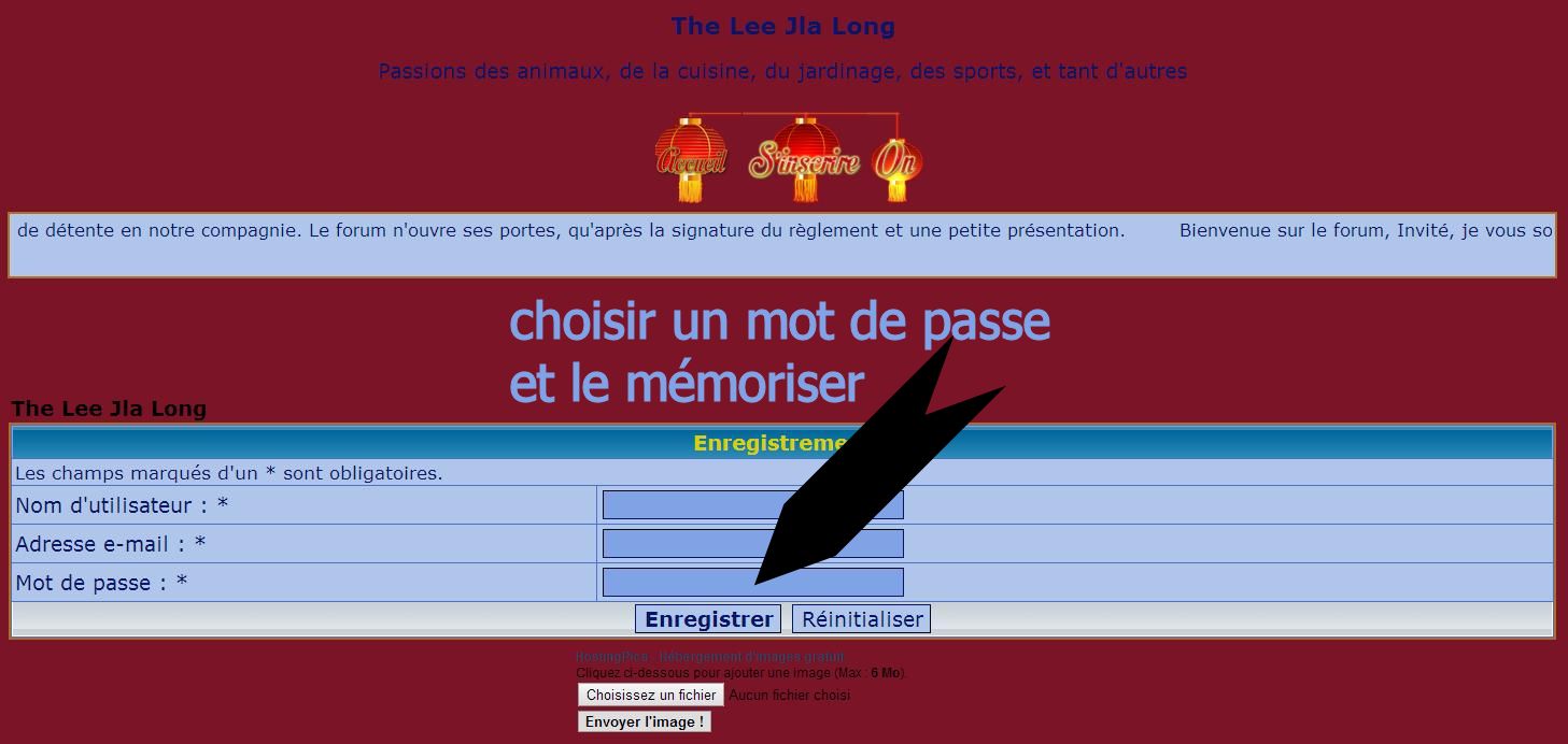 Comment s'inscrire sur le forum 503240sinscrire3c