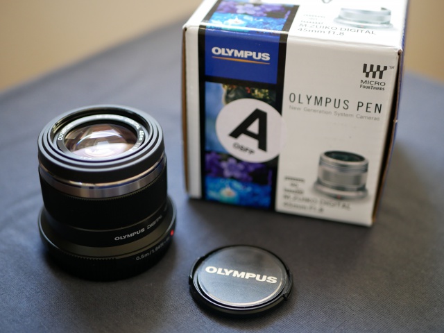 VENDS Objectif OLYMPUS M. ZUIKO DIGITAL 45mm f1,8 (garantie) 508216Olympus451