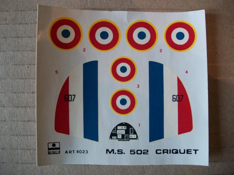 [Esci] Morane Saulnier MS 500/520 "Criquet" 512521ESCIMS500502Criquet011jpg