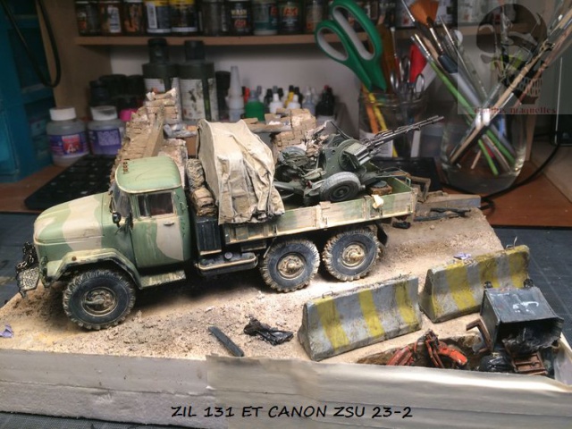 ZIL-131 avec canon anti-aérien ZU-23 en Afghanistan,maquette revell 1/35 - Page 2 519139IMG4679