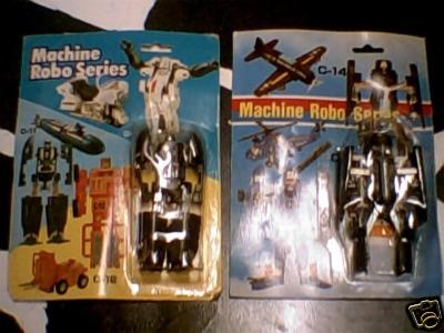 GO BOTS / ROBO MACHINE Gobots - Tonka Bandai 523711blistersMachineRoboSeries01