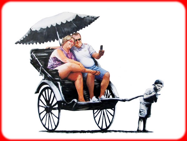 [STREET ART] Banksy 526724rickshaw2