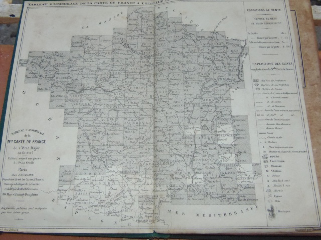 carte 1877 d'état major 527265P7050175