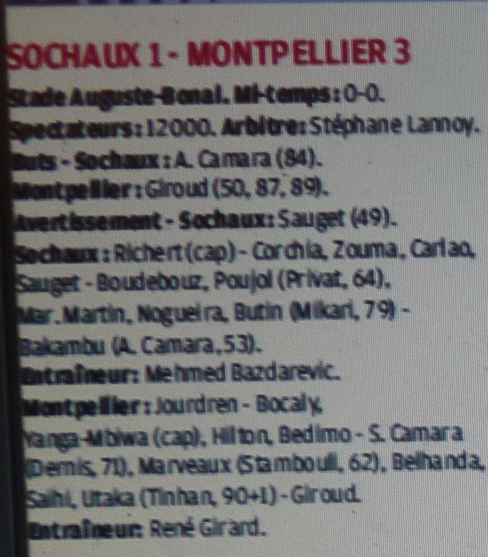 MONTPELLIER HERAULT S C // JOUEURS ET  STAFF - Page 13 540102P1240836