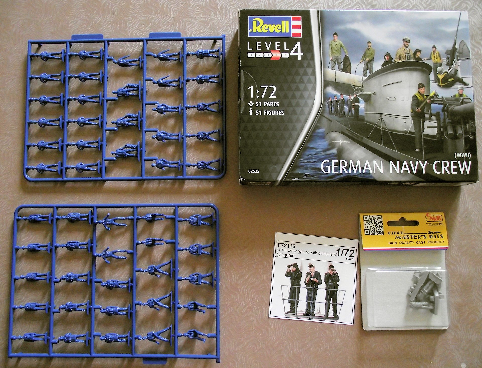 U Boot type IX 1/72 revell 555344UbootRevell1x728