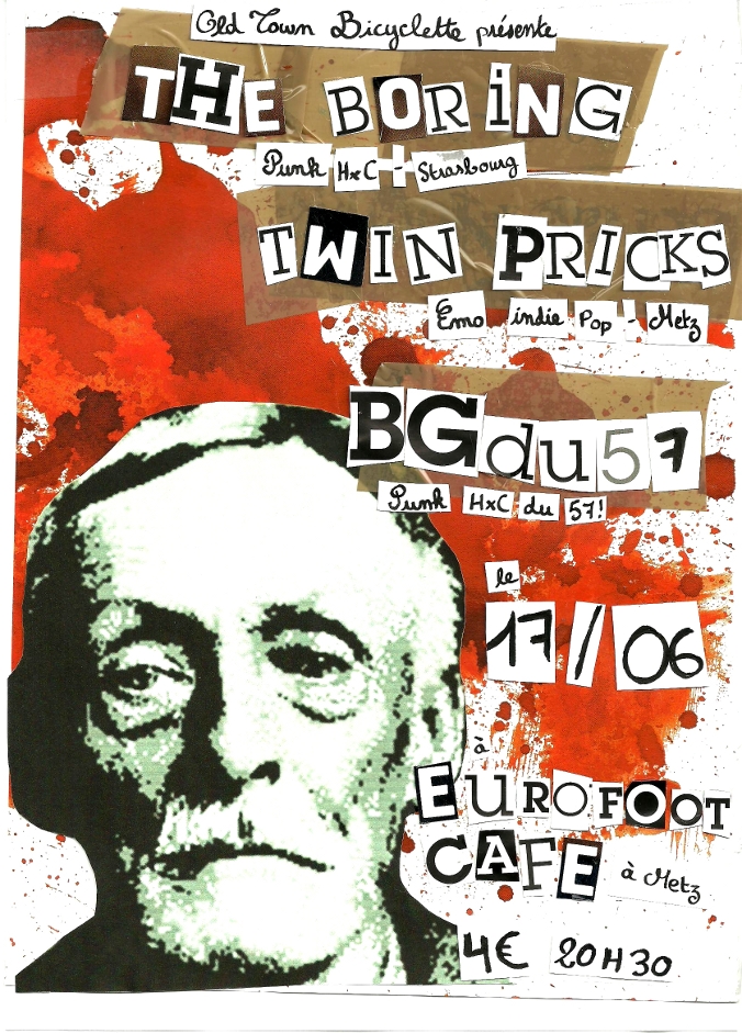 [17/06]THE BORING + BGDU57 + TWIN PRICKS @ METZ 562386affiche17