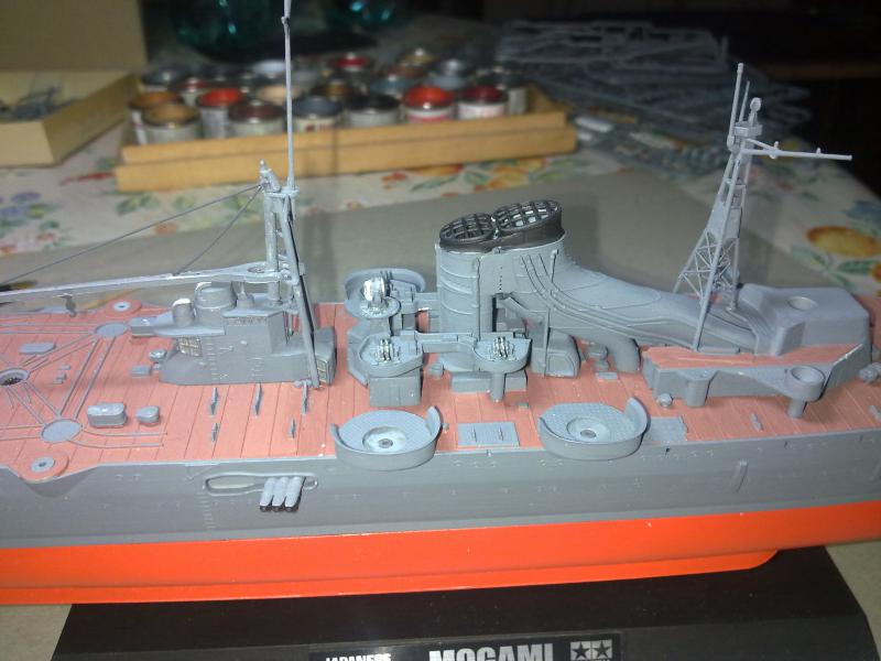 croiseur lourd Mogami au 1/350 par Pascal 94 - Tamiya  - Page 4 579770montagepasserelledca2jpg