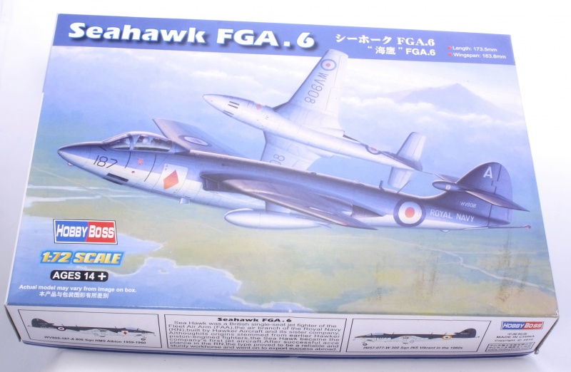 hawker Seahawk HB 1/72 en croix et peinture 587148421