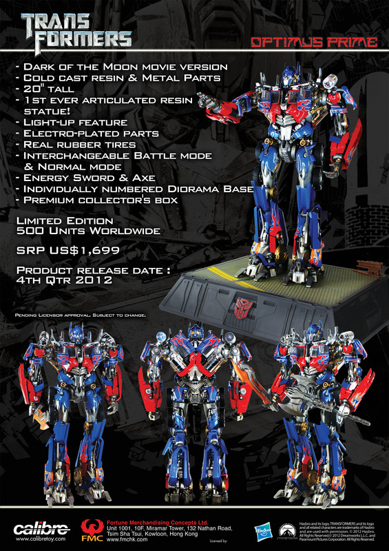 [Calibre Toy] Transformers DOTM 20″ Optimus Prime Resin Statue 589249calibretoyoptimusprime04