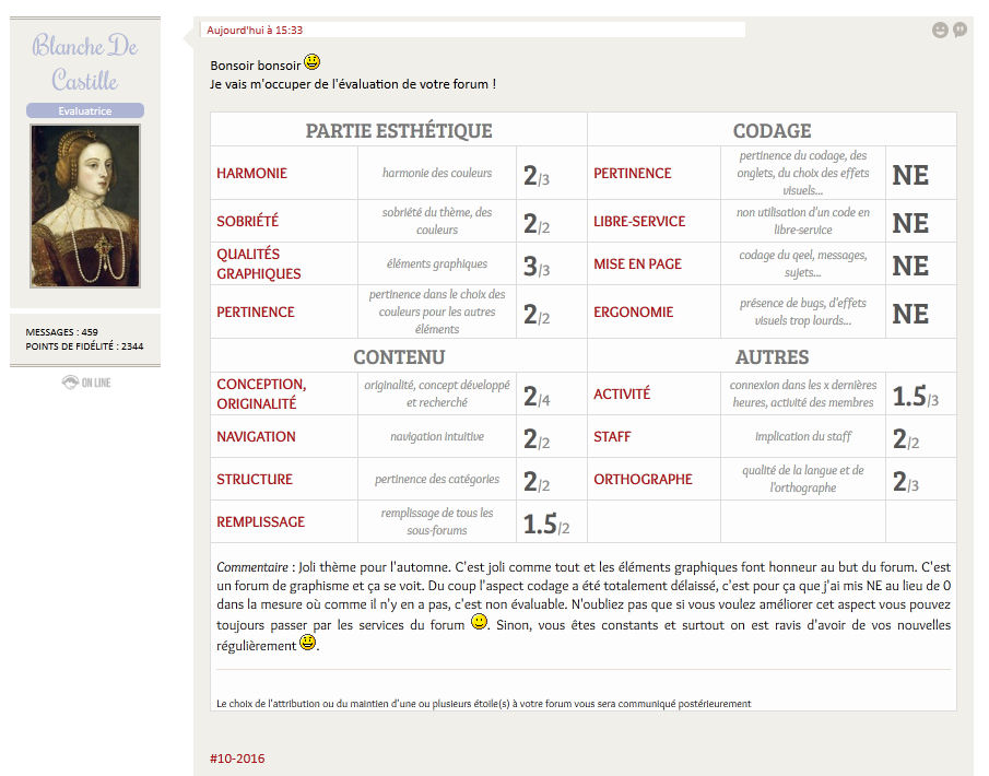 Chez Violine - Forum de Loisirs et Créations Graphiques - Page 14 590370EvaluationduforumparforumactifOctobre2016
