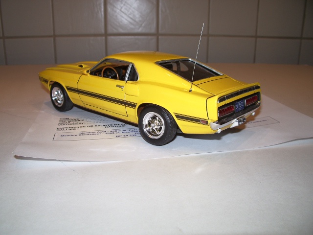 mustang shelby GT 500 1969 de chez revell au 1/25 590380IMGP0838