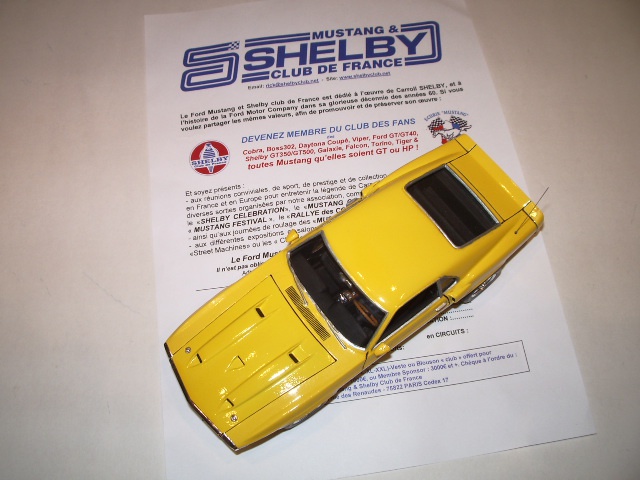 mustang shelby GT 500 1969 de chez revell au 1/25 605714IMGP0839