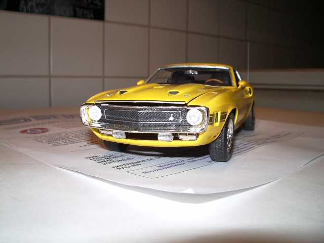 mustang shelby GT 500 1969 de chez revell au 1/25 608760IMGP0837
