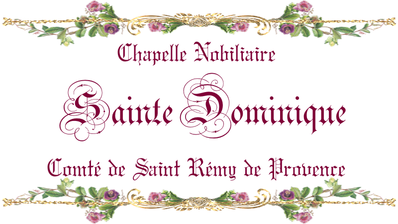 Registres de la Chapelle Sainte Dominique Comté St Remy 617565chapelletitre1