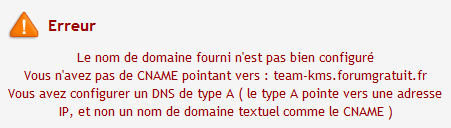 Problème pour mettre une redirection vers mon forum sur un nom de domaine externe 618423Sanstitre