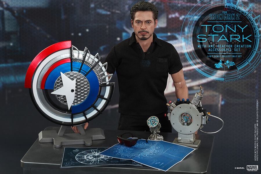 HOT TOYS - Iron Man 2 - Tony Stark with Arc Reactor Creation 620301104