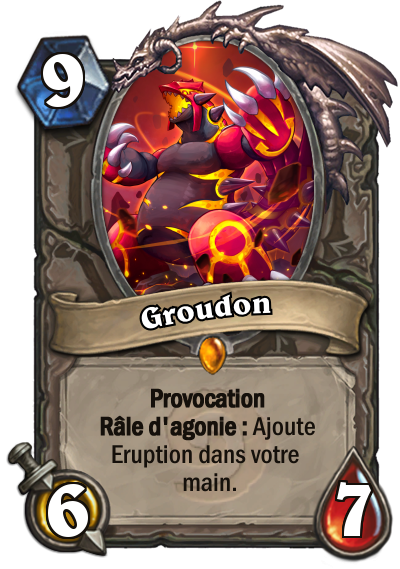 FanCard HearthStone 621110Groudon