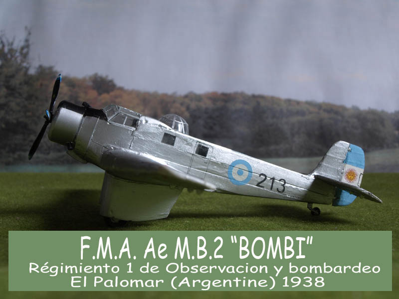 Un Bombardier Argentin: FMA AE MB2 "BOMBI"  641086MB1026