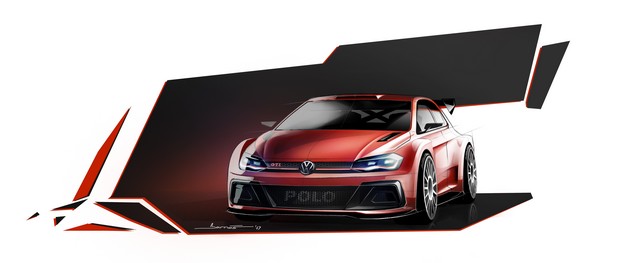 Une GTI version rallye : Volkswagen donne un aperçu de sa nouvelle Polo GTI R5 652120PoloR5GTISketch2017jpg
