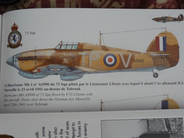 Hurricane Airfix Mk 1 S/lt James DENIS Avril 1941 6566090022