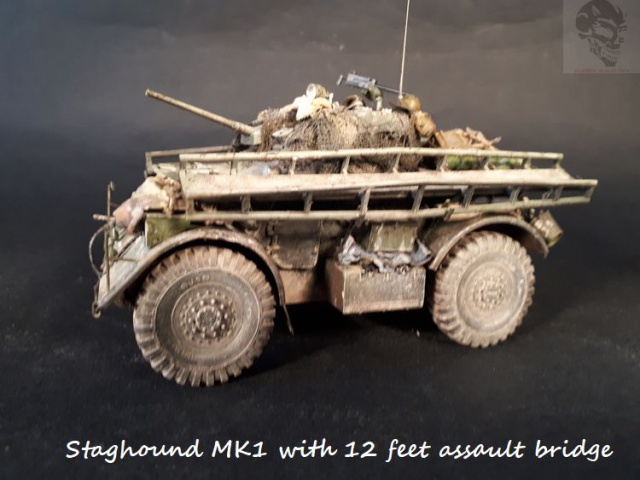 Staghound MK1 late production, Royal Canadian 12 th Manitoba Dragon - (Bronco 1/35) - Caen 1944 65744720170811173314