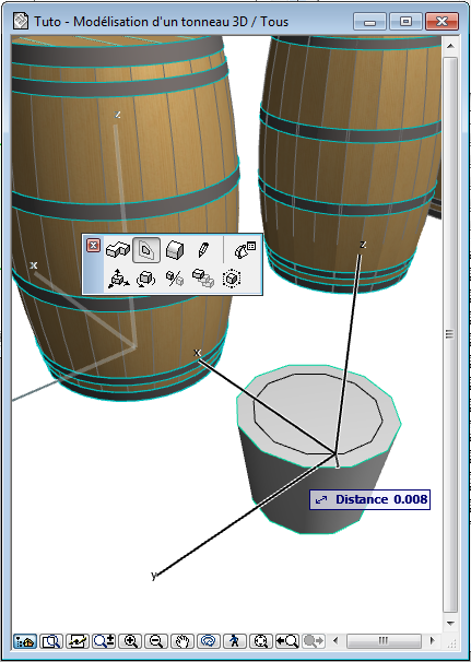 modelisation - [ARCHICAD tuto] Modélisation d'un tonneau avec ArchiCAD 664496Capturepleincran08052014024844