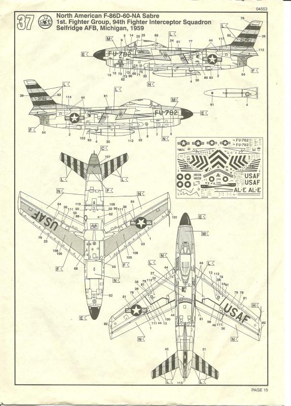 [ Revell ] F 86-D"Sabre Dog"  668920F86DSabreDogRevell016