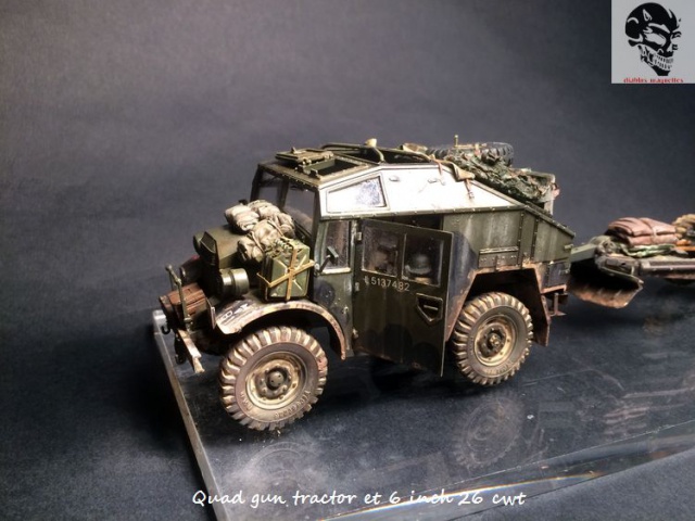 Quad gun tractor et 6 inch 26 CWT en Normandie 1/35 670968IMG4839