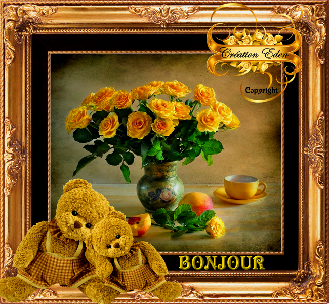 BONJOUR A TOUS , TRES BELLE JOURNEE 672287fleurJAUNE