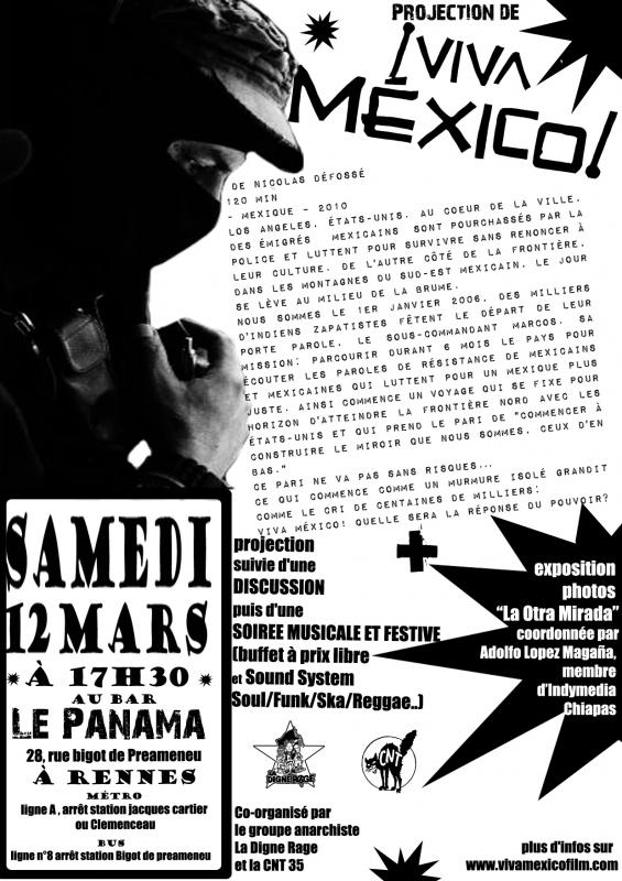 12/03, Rennes: expo et projection "Viva Mexico!", sound system 692976MEXICO