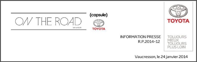 « On the Road » avec la Toyota Yaris Hybride Graphic et le Salon CAPSULE 694402ontheroad