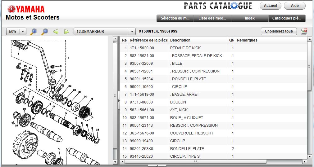 Demi-Carter-Droit-PIGNONNERIE-Mécanisme Kick-sr500-xt500 (2) : Réparations, remplacement butée, noix ? 704840Capture