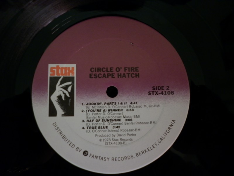 LP-CIRCLE O' FIRE-ESCAPE HATCH-78-STAX REC PROMO COPY 711062c4