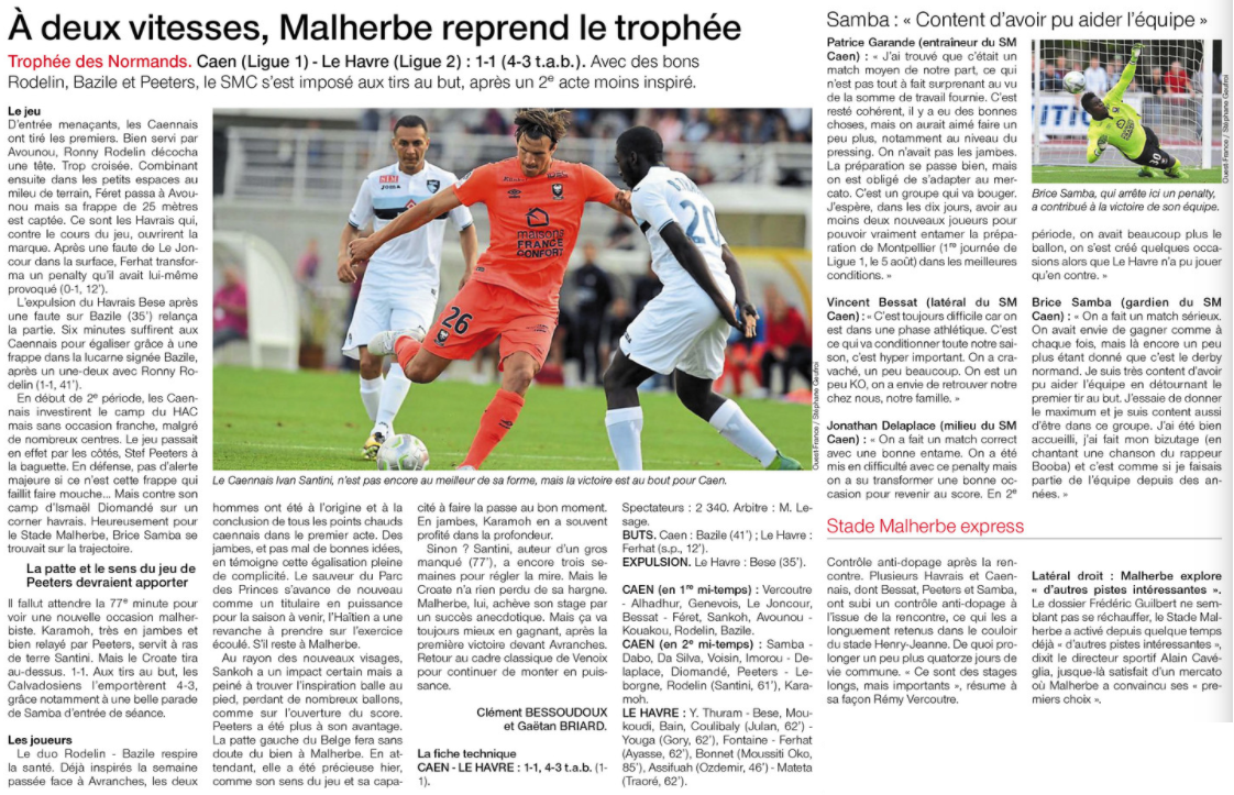 Revue de Presse - (2017/2018) Ligue 1 723523amical